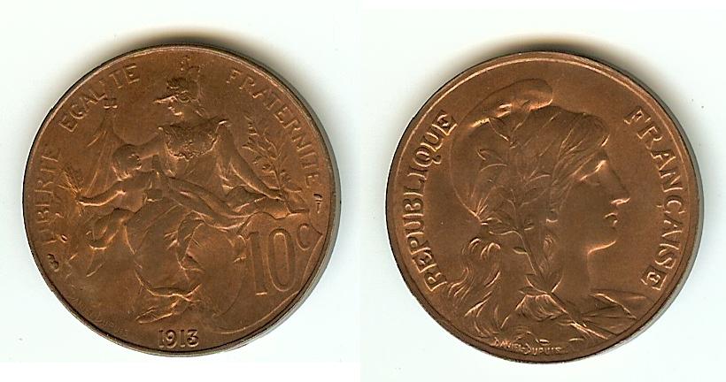 10 centimes Daniel-Dupuis 1913 SUP+